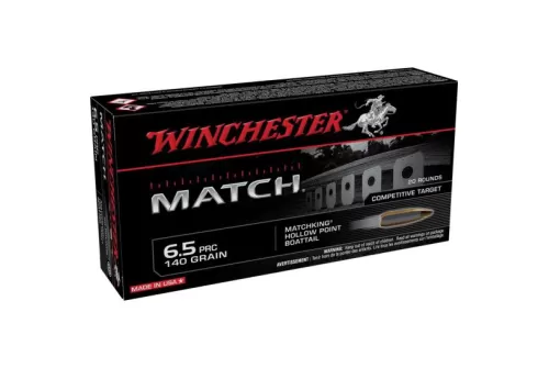 Winchester Match Brass 6.5 PRC 140-Grain 20-Rounds SMKHPBT