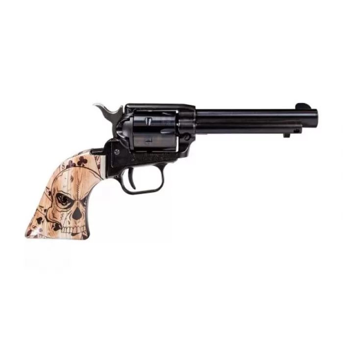Heritage Rough Rider "Deadman Hand Grips" 4.75" 6rd .22lr Revolver - RR22B4-DMH Heritage Rough Rider "Deadman Hand Grips" 4.75" 6rd .22lr Revolver - RR22B4-DMH