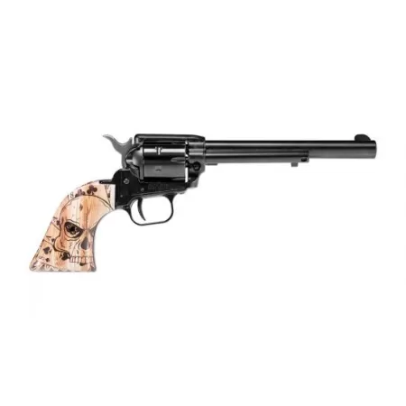 Heritage Rough Rider "Deadman Hand Grips" 6" 6rd .22lr Revolver - RR22B6-DHM