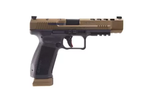 Canik Mete SFx 5.2" 20rd 9mm Pistol w/ Optics Ready Slide Cut, Black/Bronze - HG5635LB-N