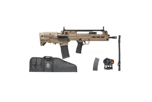 Springfield HL916556F-GU23 Hellion Bullpup FDE 5.56mm Gear Up Rifle Package w/ Extra Mag Vortex Optic Sling 30+1