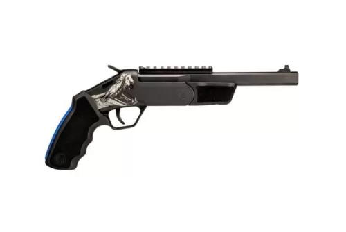 ROSSI Brawler 410ga/45colt 9in Snake Engraved Single Shot Pistol (SSPB9-ENG3)