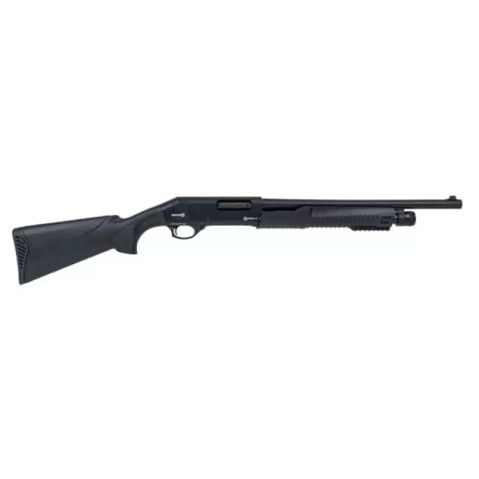 Ermox Defense X Pro B 12 Gauge Pump Shotgun with 18.5 Inch Barrel and Black Synthetic Stock Ermox Defense X Pro B 12 Gauge Pump Shotgun with 18.5 Inch Barrel and Black Synthetic Stock