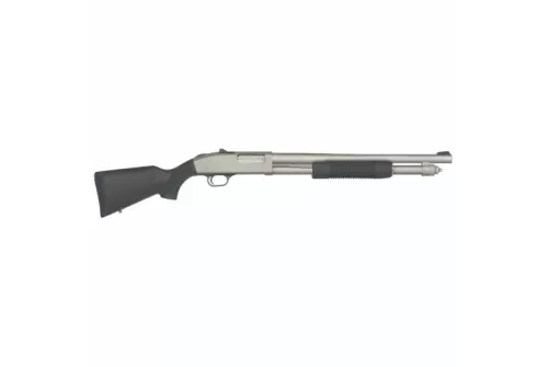 Mossberg 590A1 12 Gauge 18.5" 6rd Pump Action, Silver/Black