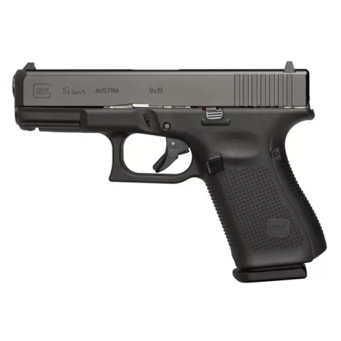 Glock 19 Gen5 9mm Pistol u2012 PA1950203 Glock 19 Gen5 9mm Pistol u2012 PA1950203