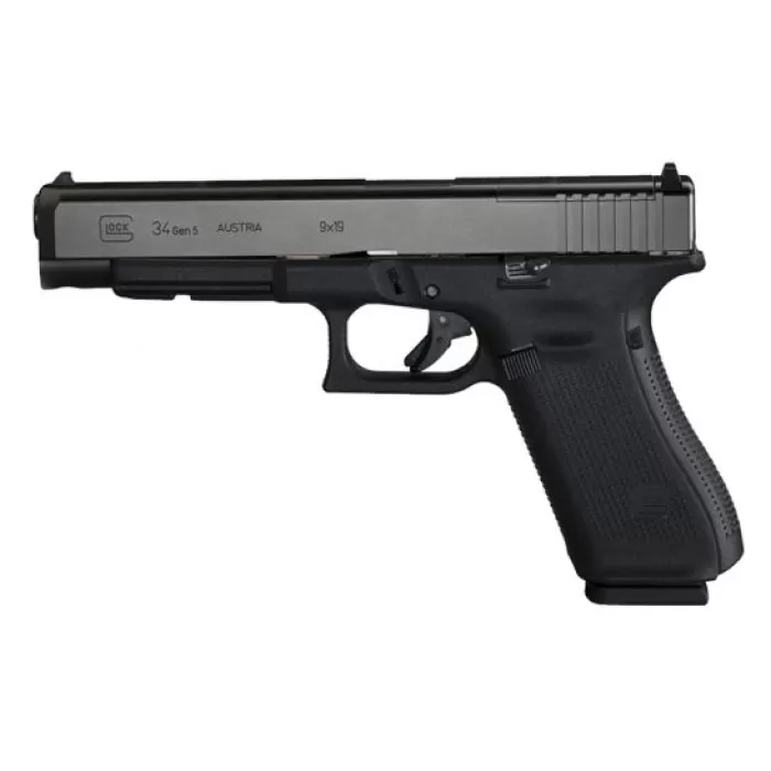 Glock 34 MOS Gen5 9mm Pistol, Black - PA3430103MOS Glock 34 MOS Gen5 9mm Pistol, Black - PA3430103MOS
