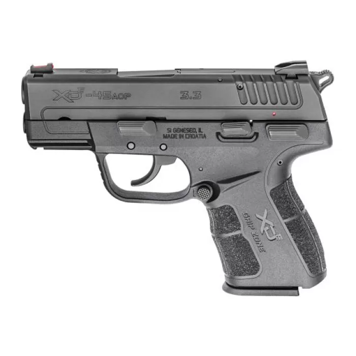 Springfield Armory XD-E 3.3" Single Stack .45 Auto/ACP Pistol, Black - XDE93345BE Springfield Armory XD-E 3.3" Single Stack .45 Auto/ACP Pistol, Black - XDE93345BE