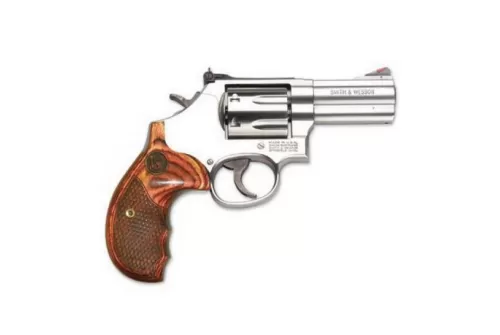 Smith & Wesson Model 686 Plus Deluxe Small .357 Mag/.38 S&W Spl +P Revolver, Satin Stainless - 150713