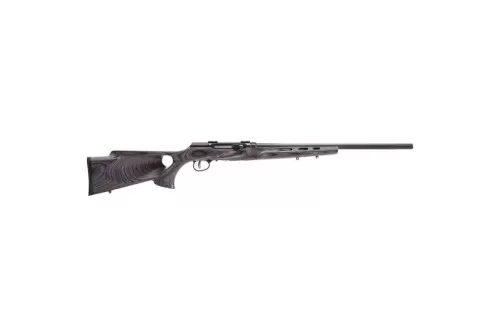 Savage A22 Target Thumbhole Gray Semi Automatic Rifle - 22 Long Rifle - 22in