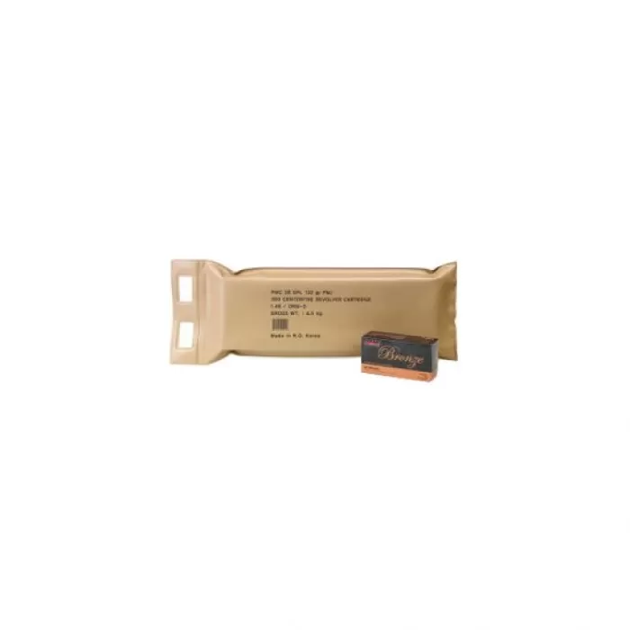 PMC Bronze .38 Spl 132 gr FMJ Ammo, 300/Battle Pack - 38G-BP