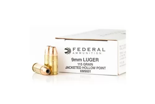 Federal 9MM Luger - Brass Casing
