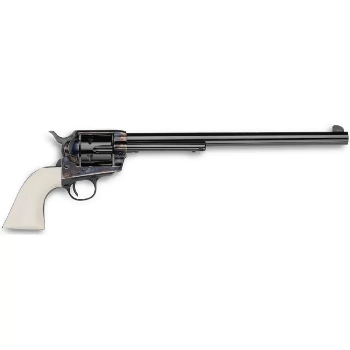 EMF 1873 Buntline 45 Colt Single-Action Revolver with 12-Inch Barrel and Ultra Ivory Grips EMF 1873 Buntline 45 Colt Single-Action Revolver with 12-Inch Barrel and Ultra Ivory Grips