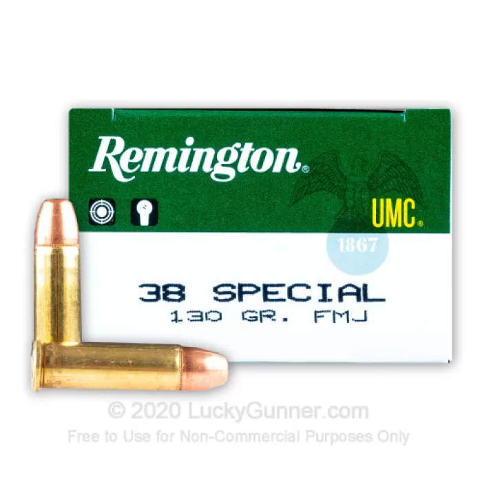38 Special - 130 Grain MC - Remington UMC - 500 Rounds 38 Special - 130 Grain MC - Remington UMC - 500 Rounds
