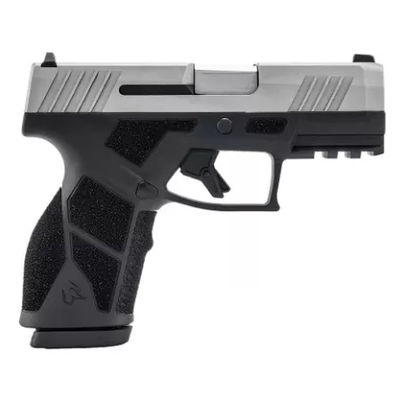 TAURUS GX2 9mm 3.38in 2x10rd Black/Stainless Striker Pistol (1-GX2939-10)