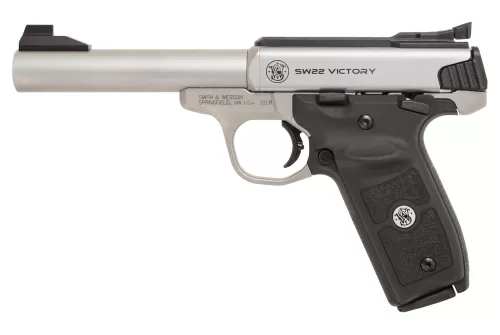 Smith & Wesson SW22 Victory 22 LR, 5.5" Barrel, Target, Stainless, 10rd, Mass Legal