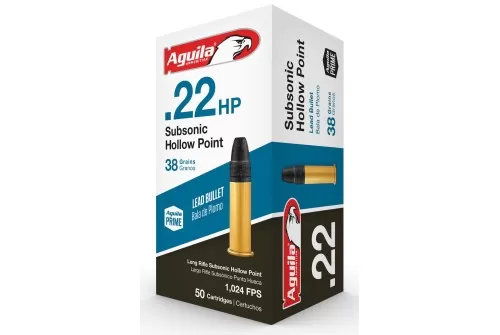 AGUILA 22LR SUB HV 38GR HP 50/1000 UPC: 640420001074