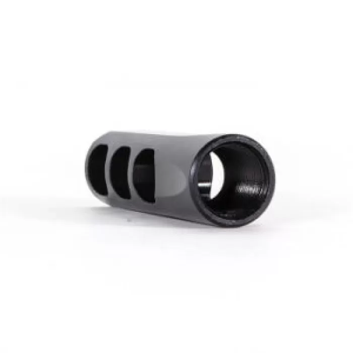 SLIM 5.56 NATO 3-PORT MUZZLE BRAKE .620 1/2''-28 THREADS BLK SLIM 5.56 NATO 3-PORT MUZZLE BRAKE .620 1/2''-28 THREADS BLK