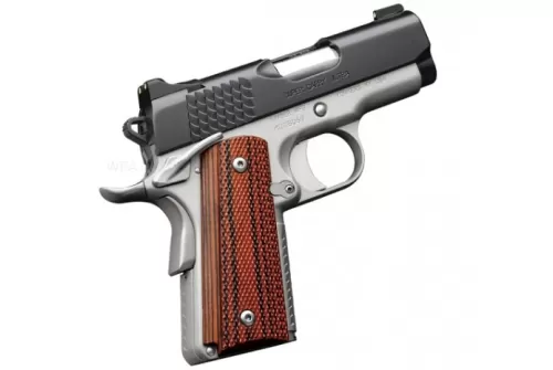 Kimber Super Carry Ultra Black / Satin Silver .45 ACP 3-inch 8rd Night Sights