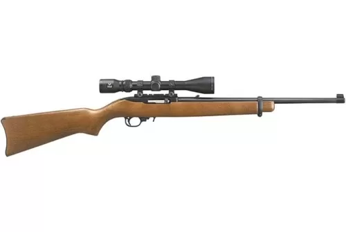 Ruger 31159 10/22 Carbine 22 LR 10+1 18.50" Hardwood Satin Black Right Hand with Viridian EON 3-9x40mm