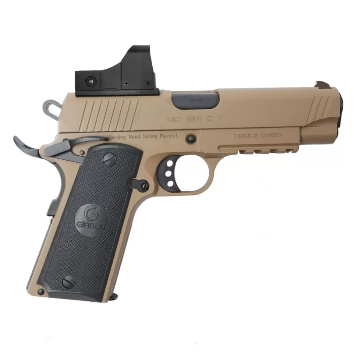 EAA Corp Girsan Mc1911c Commander Optic Flat Dark Earth 9mm 4.4" Barrel 9-Rounds EAA Corp Girsan Mc1911c Commander Optic Flat Dark Earth 9mm 4.4" Barrel 9-Rounds