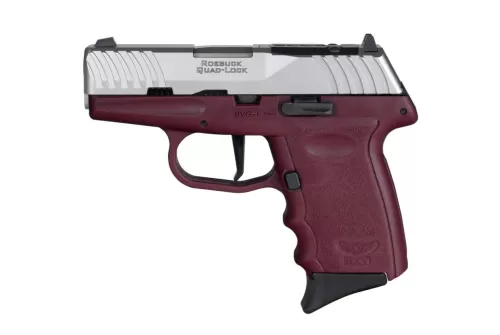 SCCY DVG-1 RDR Crimson Frame/Stainless Slide 9mm 3.1â€ Barrel 10-Rounds