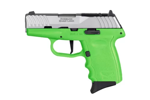 SCCY DVG-1 RDR Lime Frame/Stainless Slide 9mm 3.1â€ Barrel 10-Rounds