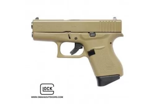 Glock 43 Flat Dark Earth 9mm 3.39" Barrel 6-Rounds
