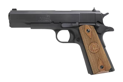 Iver Johnson Arms 1911 A1 Government 9mm Pistol, Matte Blue - 1911A1 9