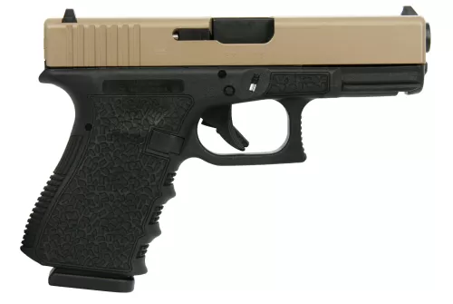 Glock 19 Gen 3 Flat Dark Earth / Black 9mm 4.02" Barrel 15-Rounds Cobblestone Stippled USA Made
