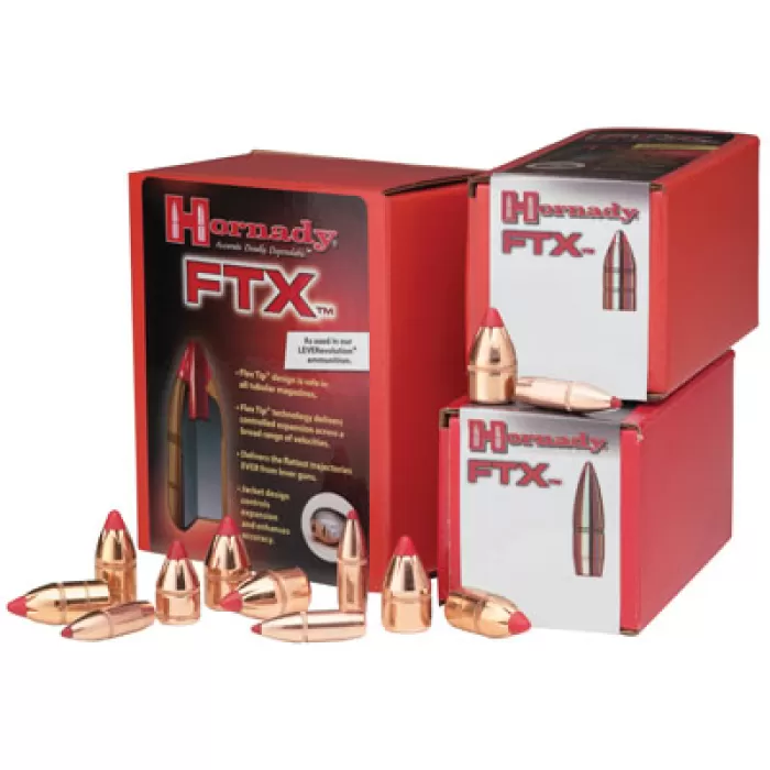 HORNADY 35 Cal .358 200Gr FTX 100Rd Box Bullets (35105)