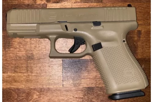 Glock 19 Gen 5 MOS Flat Dark Earth 9mm 4.02" Barrel 15-Rounds 3 Mags