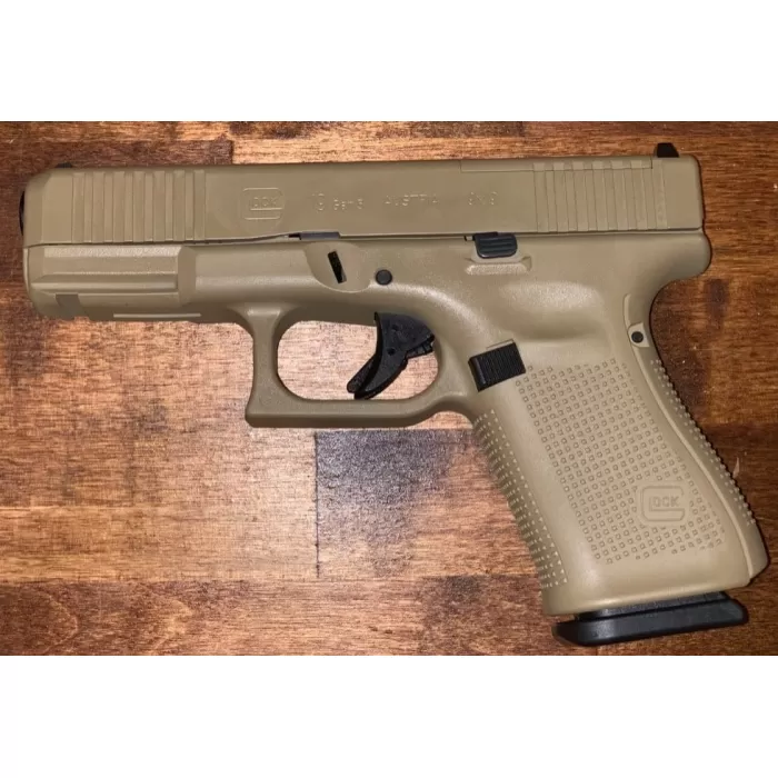 Glock 19 Gen 5 MOS Flat Dark Earth 9mm 4.02" Barrel 15-Rounds 3 Mags
