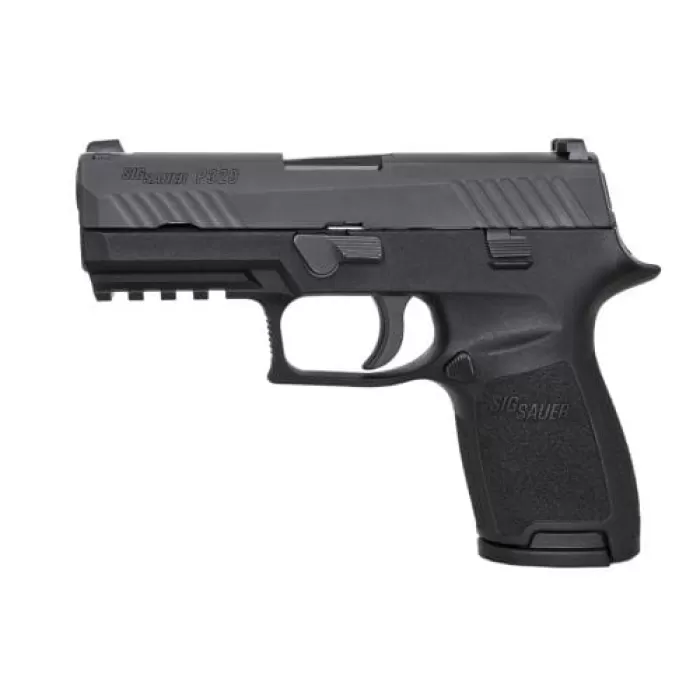 Sig Sauer W320C-9-BSS P320 Compact 9mm Handgun with Night Sights and 3 Mags Sig Sauer W320C-9-BSS P320 Compact 9mm Handgun with Night Sights and 3 Mags
