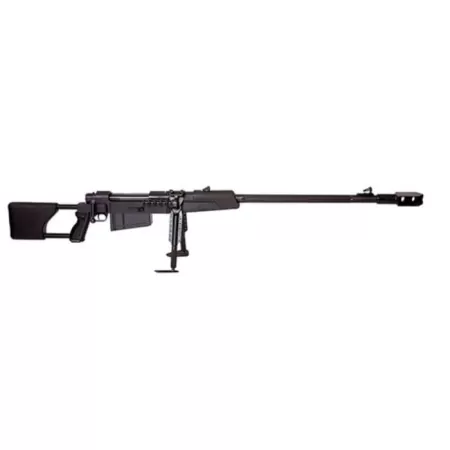 Zastava M93 .50 BMG, 33" Barrel, Flip-Up Sights, Folding Bipod, Black, 5rd
