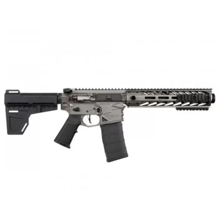 Nemo Arms BL-300-8P Battle-Light 300 Blackout 30+1 8" Black Threaded Barrel, Tungsten Anodized Aluminum Receiver w/Picatinny Rail, M-LOK Handguard, Black Polymer SB Tactical SBA3 Brace, Magpul MOE Gr