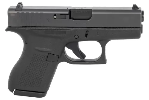Glock 42 Gen3 Sub-Compact 380 Auto (ACP) 3.25in Blackened Steel Pistol - 6+1 Rounds