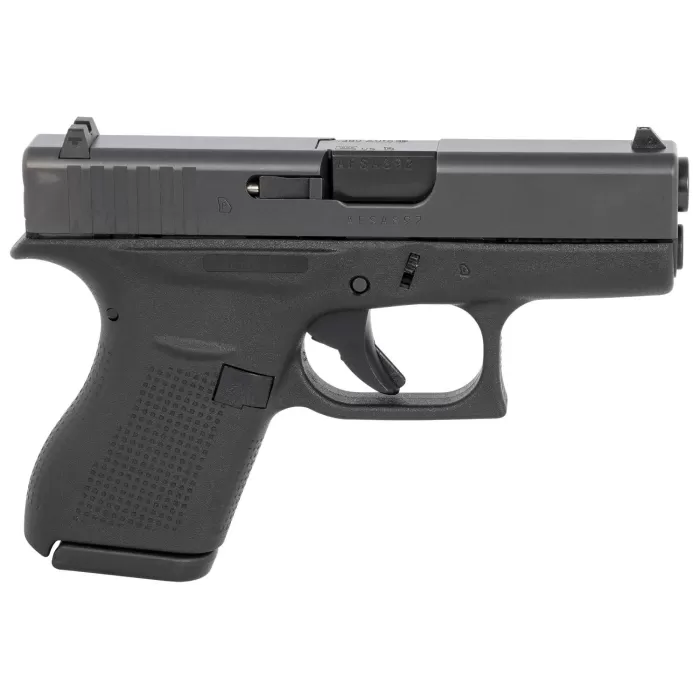 Glock 42 Gen3 Sub-Compact 380 Auto (ACP) 3.25in Blackened Steel Pistol - 6+1 Rounds Glock 42 Gen3 Sub-Compact 380 Auto (ACP) 3.25in Blackened Steel Pistol - 6+1 Rounds