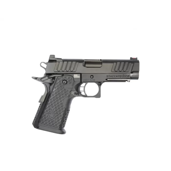 Staccato C2 9mm Luger 3.9in Anodized Diamond Like Carbon Pistol - 16+1 Rounds Staccato C2 9mm Luger 3.9in Anodized Diamond Like Carbon Pistol - 16+1 Rounds
