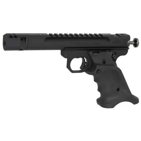 VOLQUARTSEN Scorpion 22LR 4.5in 2x 10rd Black Anodized Aluminum Pistol with Target 22 Style Frame, Comp, Volthane Grips (VC3SN-O)