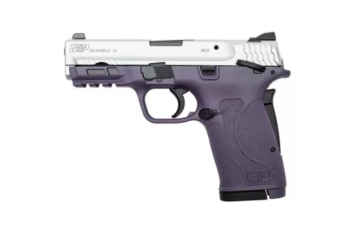 Smith and Wesson M&P380 Shield EZ Purple/Stainless .380 ACP 3.7" Barrel 8-Rounds MS
