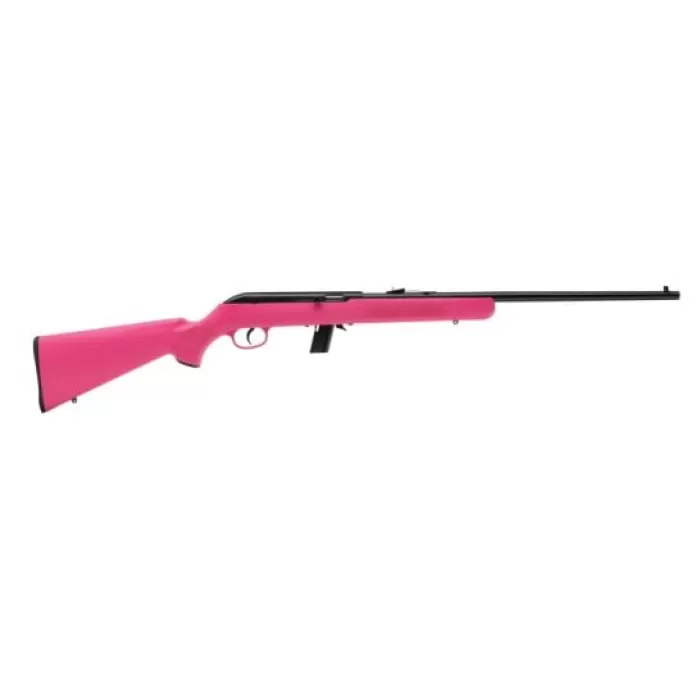 Savage Arms 64 F Pink .22LR Semi-Auto Rifle, Pink - Eye-Catching Pink Design with Reliable Semi-Auto Functionality - 40218