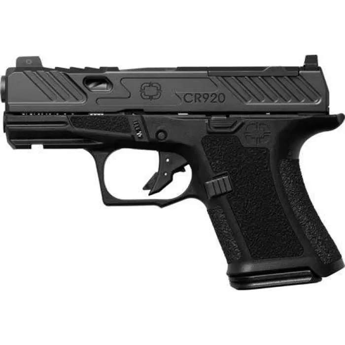 Shadow Systems Systems Cr920 Elite 9Mm Optic Cut Fluted Black Bbl SS4012P 810013437348