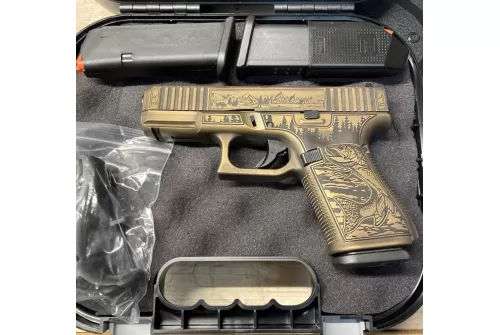 Glock G19 Gen5 9mm FXD W/front Serrations 15rd-western