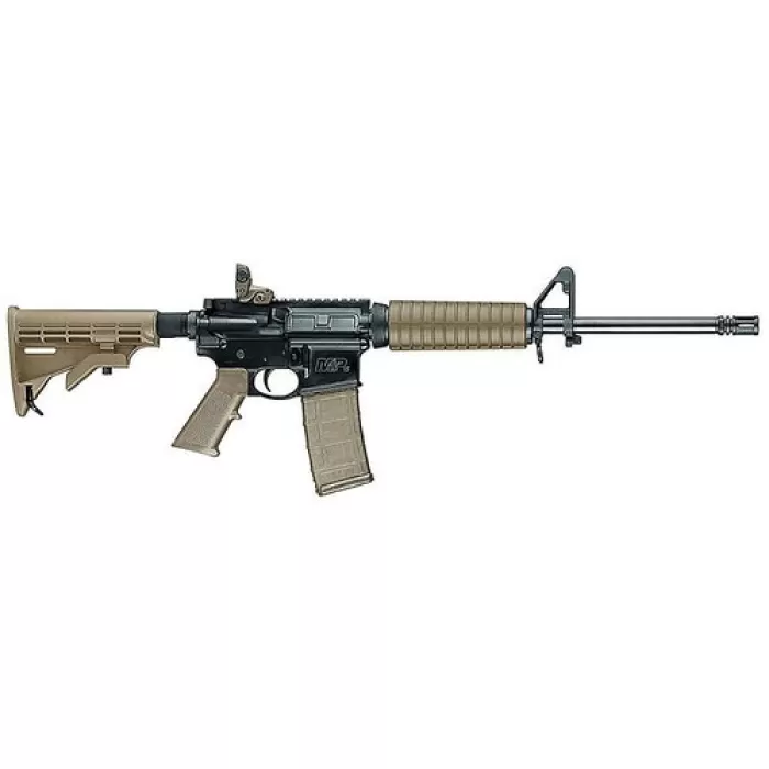 Smith and Wesson M&P15 Sport II FDE 5.56MM 16 Smith and Wesson M&P15 Sport II FDE 5.56MM 16