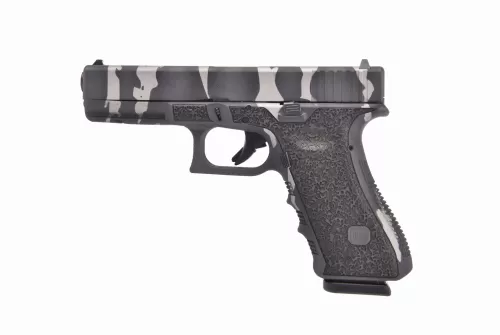 Glock 17 9mm Luger 4.48in Gray Tiger Stripe Cerakote Pistol - 17+1 Rounds