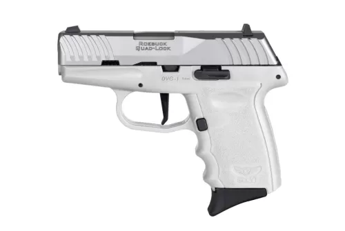 SCCY DVG-1 White Frame/Stainless Slide 9mm 3.1â€ Barrel 10-Rounds