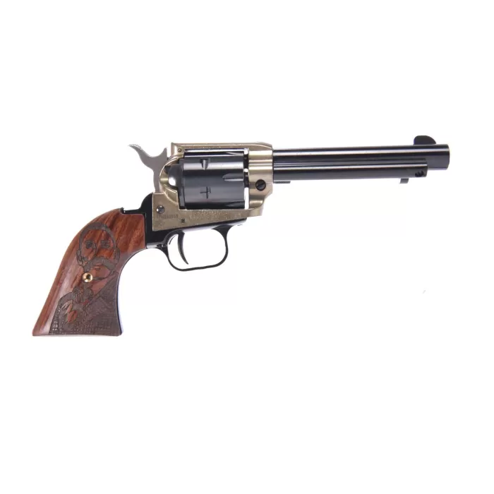 HERITAGE ROUGH RIDER BASS REEVES .22 LR 4.75" BARREL 6-ROUNDS ALLOY/WOOD HERITAGE ROUGH RIDER BASS REEVES .22 LR 4.75" BARREL 6-ROUNDS ALLOY/WOOD