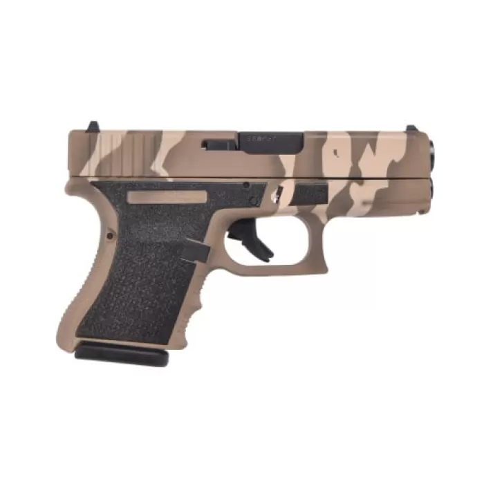 Glock G29 G4 10Mm Tan Tiger Stripe # UG2950201TTS Glock G29 G4 10Mm Tan Tiger Stripe # UG2950201TTS