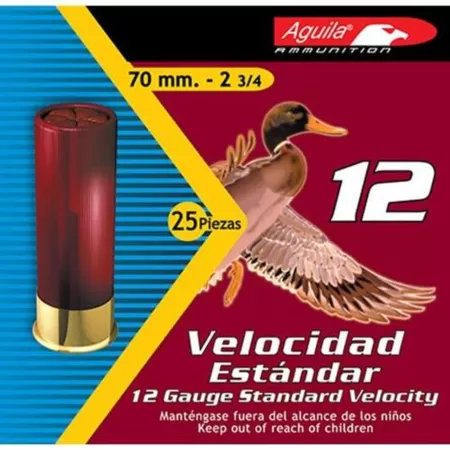 Aguila 1Chb1214 Standard Velocity 4 Shot 12 Gauge 2.75" 1-1/8 OZ 25Box/Case
