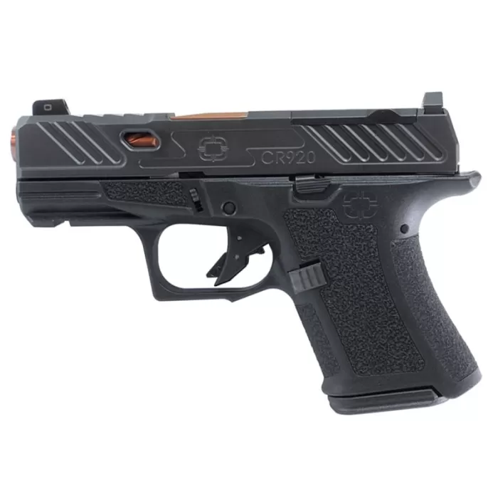 SHADOW SYSTEMS CR920 Elite 9mm 3.41in Black/Bronze Optic Ready Pistol with 4 Mags (SS-4011-SM232) SHADOW SYSTEMS CR920 Elite 9mm 3.41in Black/Bronze Optic Ready Pistol with 4 Mags (SS-4011-SM232)